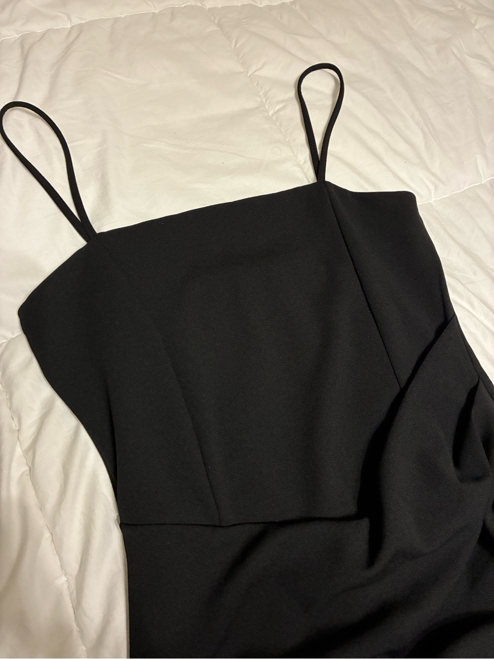 Eclipse Black Strap Spaghetti Women’s Dress